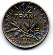 50 Centimes 1977 Serie Semeuse - 50 Centimes