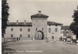 FONTANELLATO-PARMA-INGRESSO AL PAESE-CARTOLINA VERA FOTOGRAFIA- SCRITTA MA NON VIAGGIATA 1955-1960 - Parma