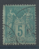 Lot N°83365   N°75, Oblitéré Cachet à Date De PARIS_10 "R.du VIEUX-COLOMBIER" - 1876-1898 Sage (Tipo II)