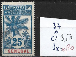 SENEGAL FRANCAIS 37 Oblitéré Côte 3.50 € - Used Stamps