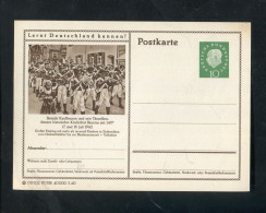 "BUNDESREPUBLIK DEUTSCHLAND" 1960, Bildpostkarte Mit Bild "KAUFBEUREN", Taenzelfest" ** (B1249) - Illustrated Postcards - Mint