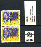 DEL-BM5016, BRD, O, 1600, F16, Abart, Text Siehe Abbildung - Variétés Et Curiosités