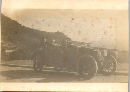 Photographie Photo Vintage Snapshot Amateur Automobile Voiture Auto Cabriolet - Automobile