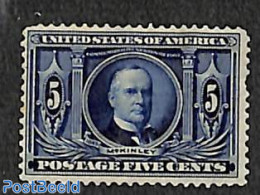 United States Of America 1904 5c, Blue, Stamp Out Of Set, Unused (hinged) - Neufs