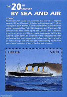 Liberia 1999 Titanic S/s, Mint NH, Transport - Ships And Boats - Titanic - Schiffe