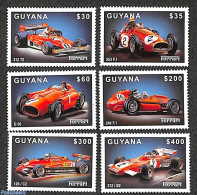 Guyana 1999 Ferrari Automobiles 6v, Mint NH, Sport - Transport - Autosports - Automobiles - Ferrari - Auto's