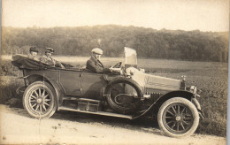 Photographie Photo Vintage Snapshot Amateur Automobile Voiture Cabriolet  Auto - Automobile