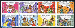 Netherlands Antilles 2007 Cartoons 8v [+++], Mint NH, Nature - Cattle - Fish - Poultry - Turtles - Art - Comics (excep.. - Fishes