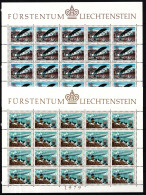 Liechtenstein Kleinbögen 723-724 Postfrisch #KG646 - Altri & Non Classificati