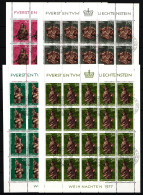 Liechtenstein Kleinbögen 688-691 Ersttagssonderstempel #KE716 - Altri & Non Classificati