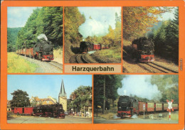 Wernigerode Harzquerbahn   Harzbahn Ansichtskarte  1986 - Altri & Non Classificati