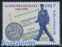 Wallis & Futuna 2008 Constitution 1v, Mint NH, Various - Justice - Other & Unclassified