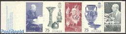 Sweden 1972 King Gustaf VI 5v In Booklet, Mint NH, History - Kings & Queens (Royalty) - Stamp Booklets - Art - Art & A.. - Nuovi