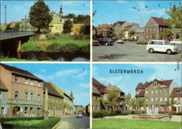 Elsterwerda Wikow Elster, Markt, Postmeilensäule In Der Hauptstraße 1976 - Elsterwerda