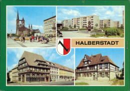 Halberstadt Fischmarkt, Hermann-Matern-Ring, Hotel "St. Florian", Gleimhaus 1983 - Altri & Non Classificati