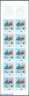 France 2000 Red Cross Booklet, Mint NH, Health - Transport - Various - Red Cross - Stamp Booklets - Aircraft & Aviatio.. - Ungebraucht