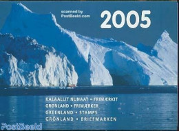 Greenland 2005 Official Yearset 2005 (21v+2s/s), Mint NH, Various - Yearsets (by Country) - Nuevos