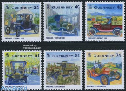 Guernsey 2008 Ford Model T Centenary 6v, Mint NH, Nature - Transport - Horses - Automobiles - Art - Bridges And Tunnels - Automobili