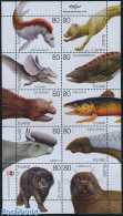 Iceland 2009 Mythical Animals 10v M/s, Mint NH, Nature - Animals (others & Mixed) - Fish - Ungebraucht