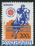 Indonesia 1988 Horse Jumping 1v, Mint NH, Nature - Horses - Indonesia