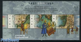 Israel 1992 Jews From Spain S/s, Mint NH, Various - Maps - Nuevos (con Tab)