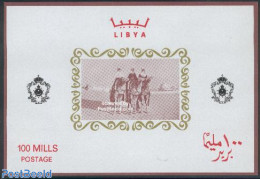 Libya Kingdom 1966 Tuaregs S/s, Mint NH, History - Nature - Animals (others & Mixed) - Camels - Other & Unclassified
