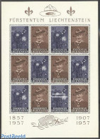 Liechtenstein 1957 Scouting M/s, Mint NH, Sport - Scouting - Unused Stamps