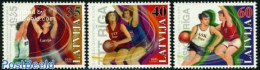 Latvia 2009 Basketball 3v, Mint NH, Sport - Basketball - Sport (other And Mixed) - Pallacanestro