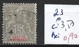 SENEGAL FRANCAIS 23 Oblitéré Côte 3.50 € - Used Stamps