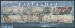 Great Britain 2005 Battle Of Trafalgar S/s, Mint NH, Transport - Fire Fighters & Prevention - Ships And Boats - Nuevos