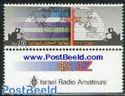 Israel 1987 Radio Amateurs 1v, Mint NH, Performance Art - Radio And Television - Neufs (avec Tabs)