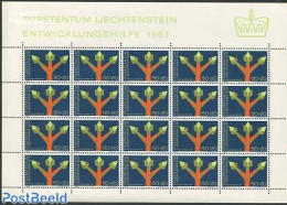 Liechtenstein 1967 Development Aid M/s, Mint NH - Unused Stamps