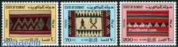 Kuwait 1986 Carpets 3v, Mint NH, Various - Textiles - Textiel