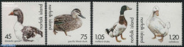 Norfolk Island 1999 Ducks & Goose 4v, Mint NH, Nature - Birds - Ducks - Other & Unclassified
