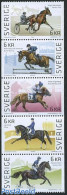 Sweden 2011 Horse Sports 5v, Mint NH, Nature - Sport - Horses - Sport (other And Mixed) - Ungebraucht