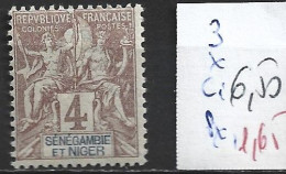 SENEGAMBIE ET NIGER 3 * Côte 6.50 € - Nuovi