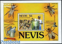 Nevis 1994 Apiculture S/s, Mint NH, Nature - Bees - Insects - St.Kitts-et-Nevis ( 1983-...)