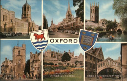 11474858 Oxford Oxfordshire Magdalen Tower Bridge Hertford Wappen Memorial Garde - Otros & Sin Clasificación