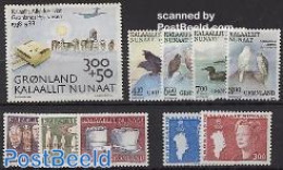 Greenland 1988 Yearset 1988 (10v), Mint NH, Various - Yearsets (by Country) - Nuevos