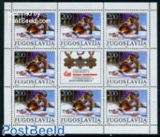 Yugoslavia 1987 Skiing, Medal M/s, Mint NH, Sport - Skiing - Sport (other And Mixed) - Nuovi