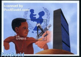 Gambia 1996 50 Years UNICEF S/s, Mint NH, History - Unicef - Gambie (...-1964)