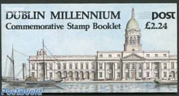 Ireland 1988 Dublin Millenium Booklet, Mint NH, History - Coat Of Arms - Stamp Booklets - Ongebruikt