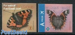 Belgium 2013 Butterflies 2v S-a, Mint NH, Nature - Butterflies - Unused Stamps