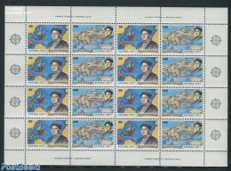 Greece 1992 Europa, Discovery Of America M/s (8 Sets), Mint NH, History - Transport - Various - Europa (cept) - Explor.. - Nuevos