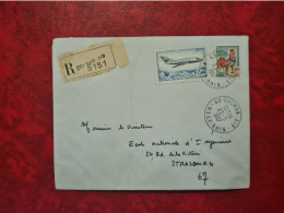 LETTRE RECOMMANDE COLMAR AIR  1967 - Other & Unclassified