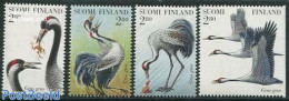 Finland 1997 Crane Bird 4v (from S/s), Mint NH - Unused Stamps