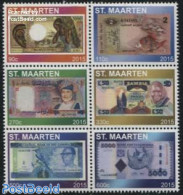 St. Maarten 2015 Paper Money 6v [++], Mint NH, Nature - Various - Animals (others & Mixed) - Birds - Fish - Rhinoceros.. - Vissen