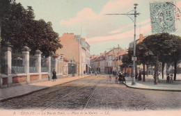 Epinay Sur Seine - Rue De Paris - Place De La Mairie -   CPA °J - Autres & Non Classés