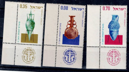 ISRAEL 1964 NEW YEAR SET WITH TABS MNH VF!! - Unused Stamps (with Tabs)