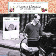 Liberia 2015 Princess Charlotte S/s, Mint NH, History - Kings & Queens (Royalty) - Koniklijke Families
